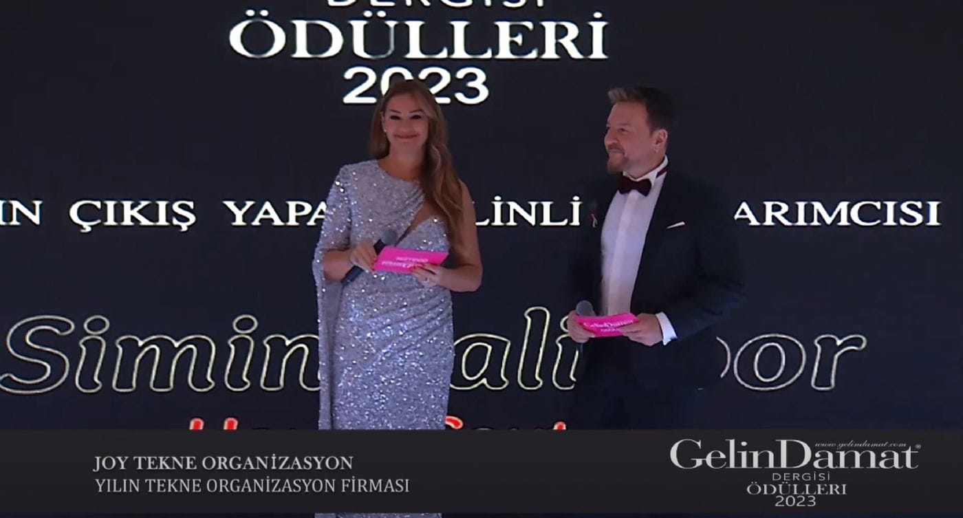 GelinDamat Dergisi 2023 - Yılın Tekne Organizasyon Firması 